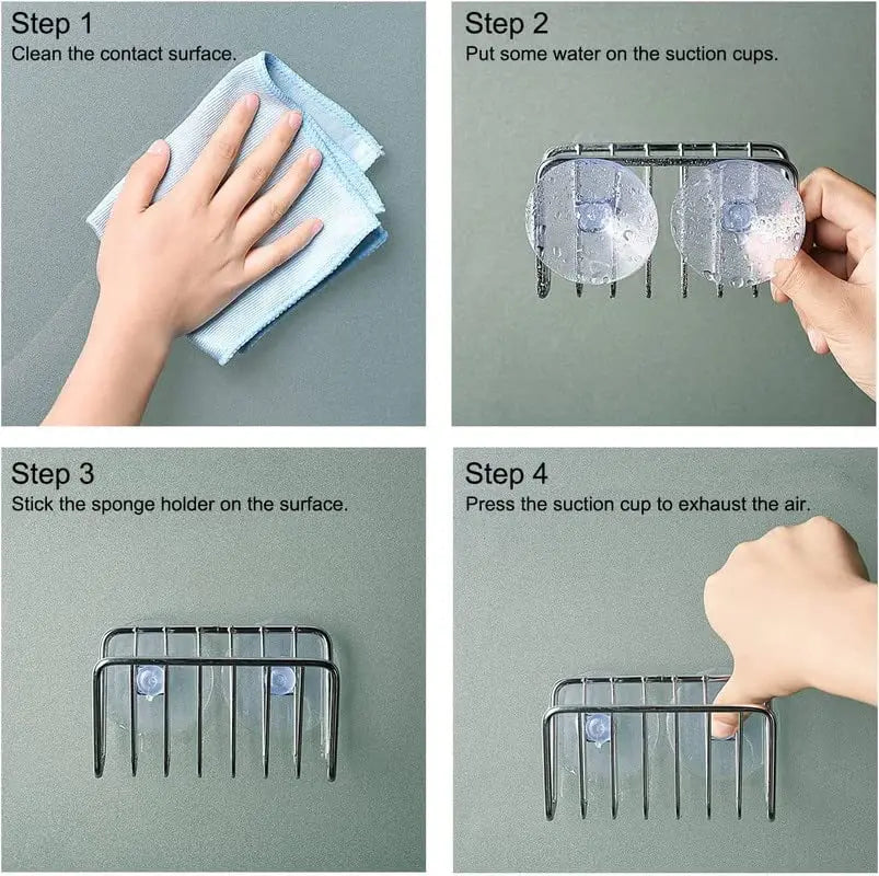 Self-Draining Sponge Holder