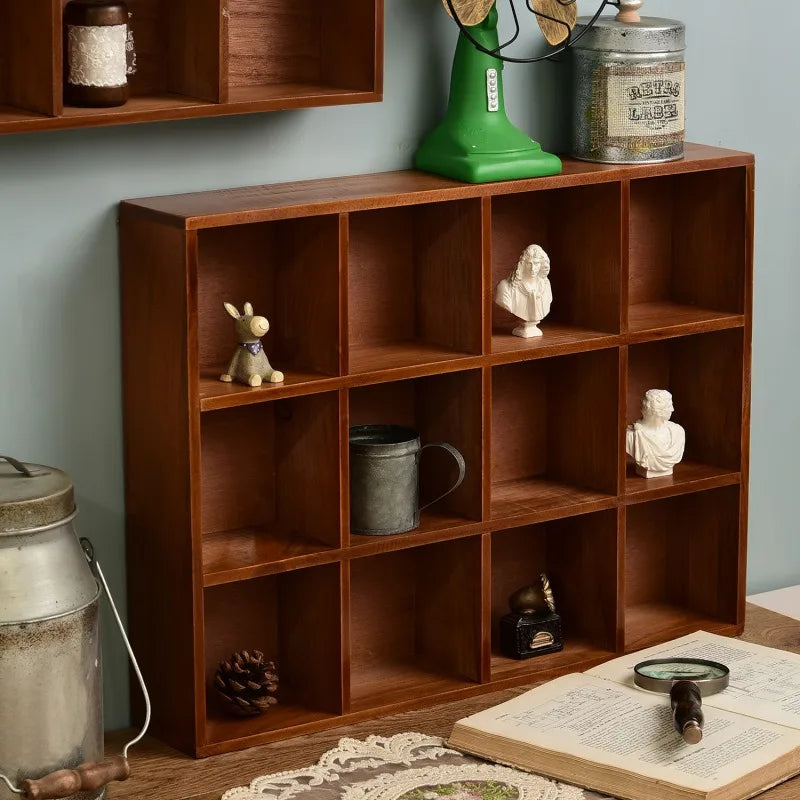 Wood Display Stand Product Stand Multilayer Reveal Frame Wooden Display Riser Shelf Mug Holder Rack for Figures Decoration