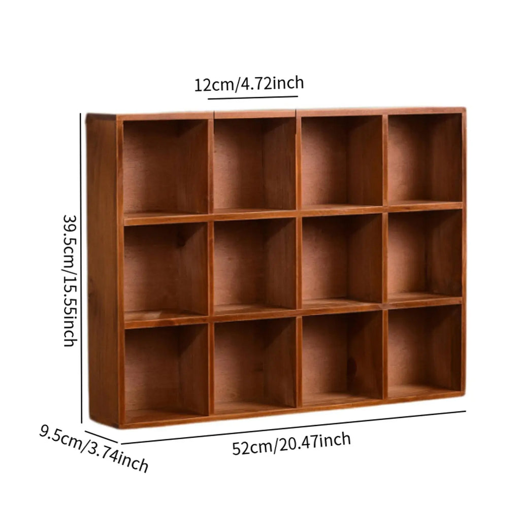 Wood Display Stand Product Stand Multilayer Reveal Frame Wooden Display Riser Shelf Mug Holder Rack for Figures Decoration