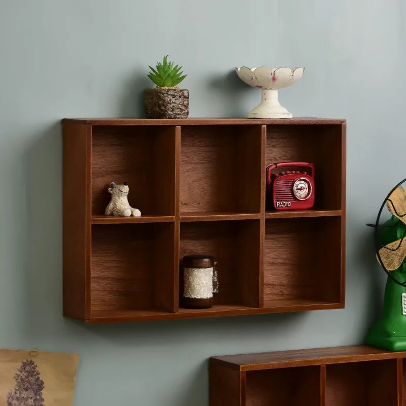 Wood Display Stand Product Stand Multilayer Reveal Frame Wooden Display Riser Shelf Mug Holder Rack for Figures Decoration