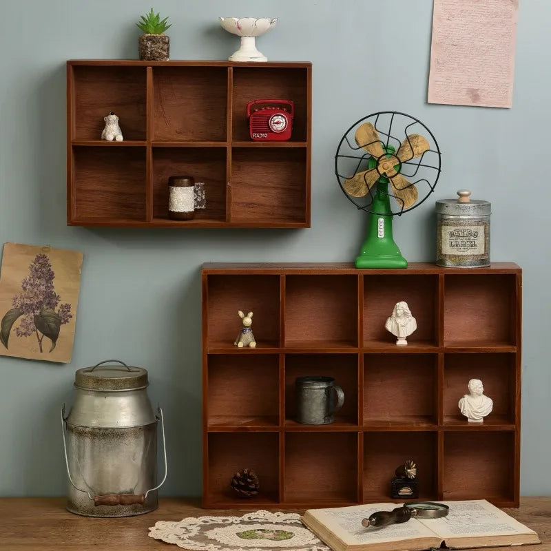 Wood Display Stand Product Stand Multilayer Reveal Frame Wooden Display Riser Shelf Mug Holder Rack for Figures Decoration