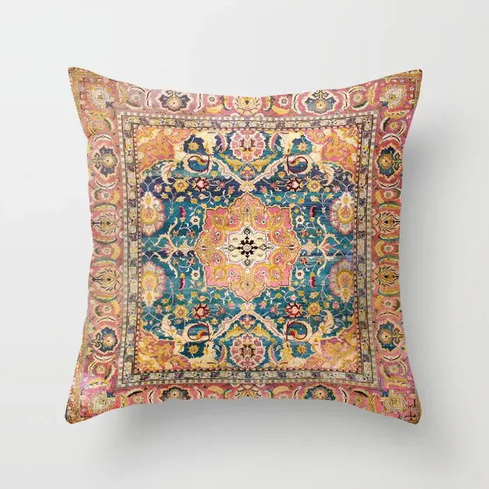 Nordic Pillow Case Moroccan Style Pillow Indian Bohemian Luxury Living Room Bedroom Cushion Cover Lumbar Pillowslip Home Decor