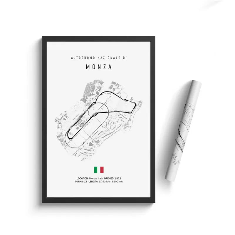 Classic Formula 1 Tracks Wall Art