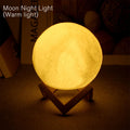 Moon-Shaped LED Night Lamp
