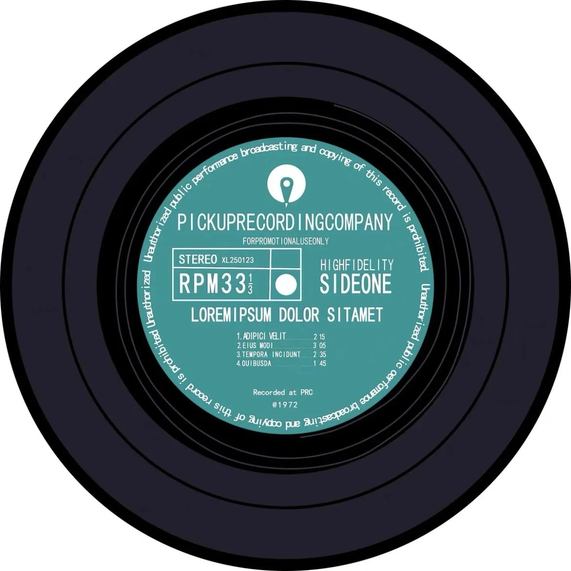 VIKAMA Record Music Cd Carpet Round Game Chair Floor Mat Room Decorated Living Room Lounge Large Area Non-Slip Carpet