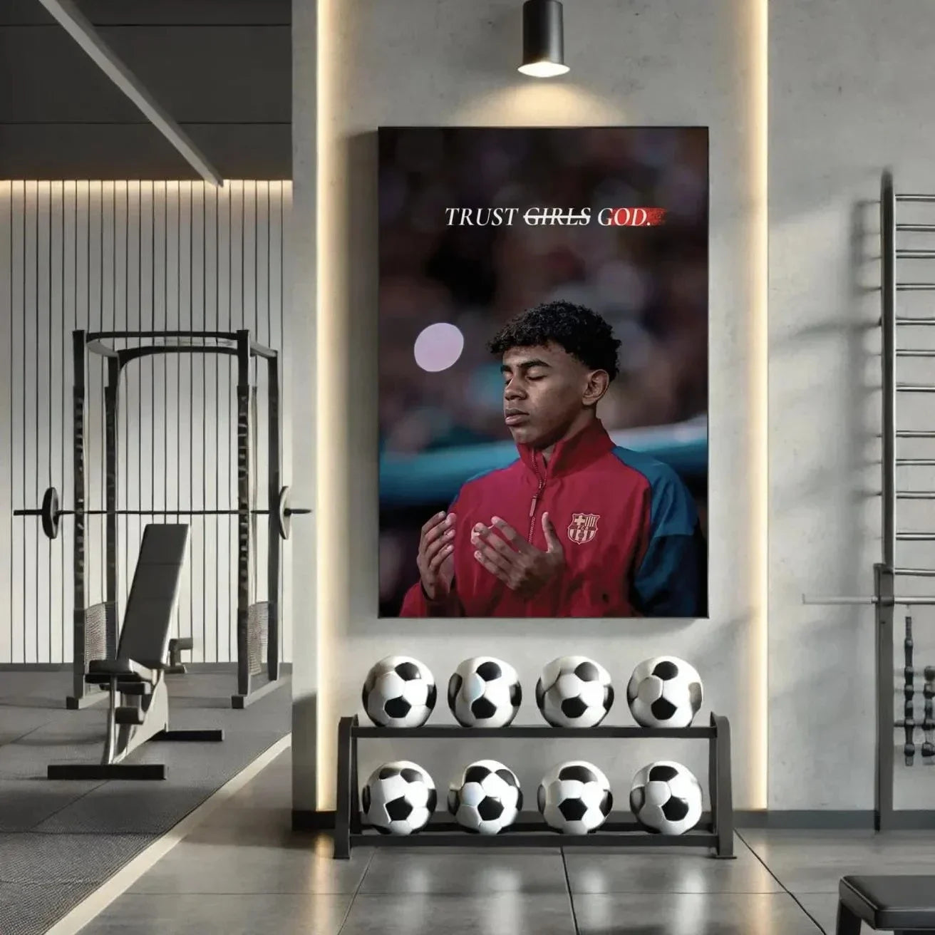 Modern Inspirational Football Wall Art