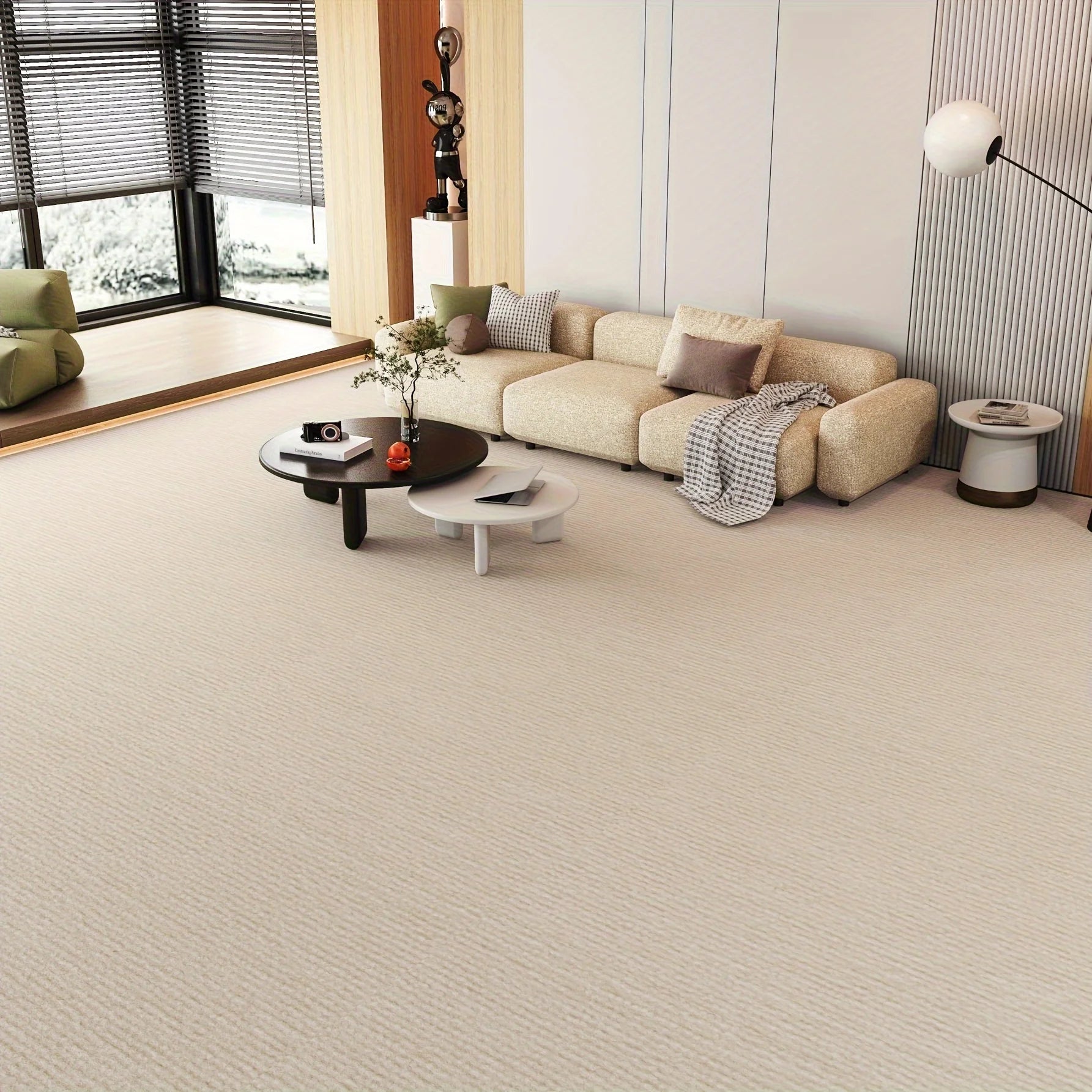 40cmX3m Kitchens Bedroom Rug Water Uptake Home Decor Self-adhesive Room Decoration Bathroom Rugs Solid Color Carpet Living Room