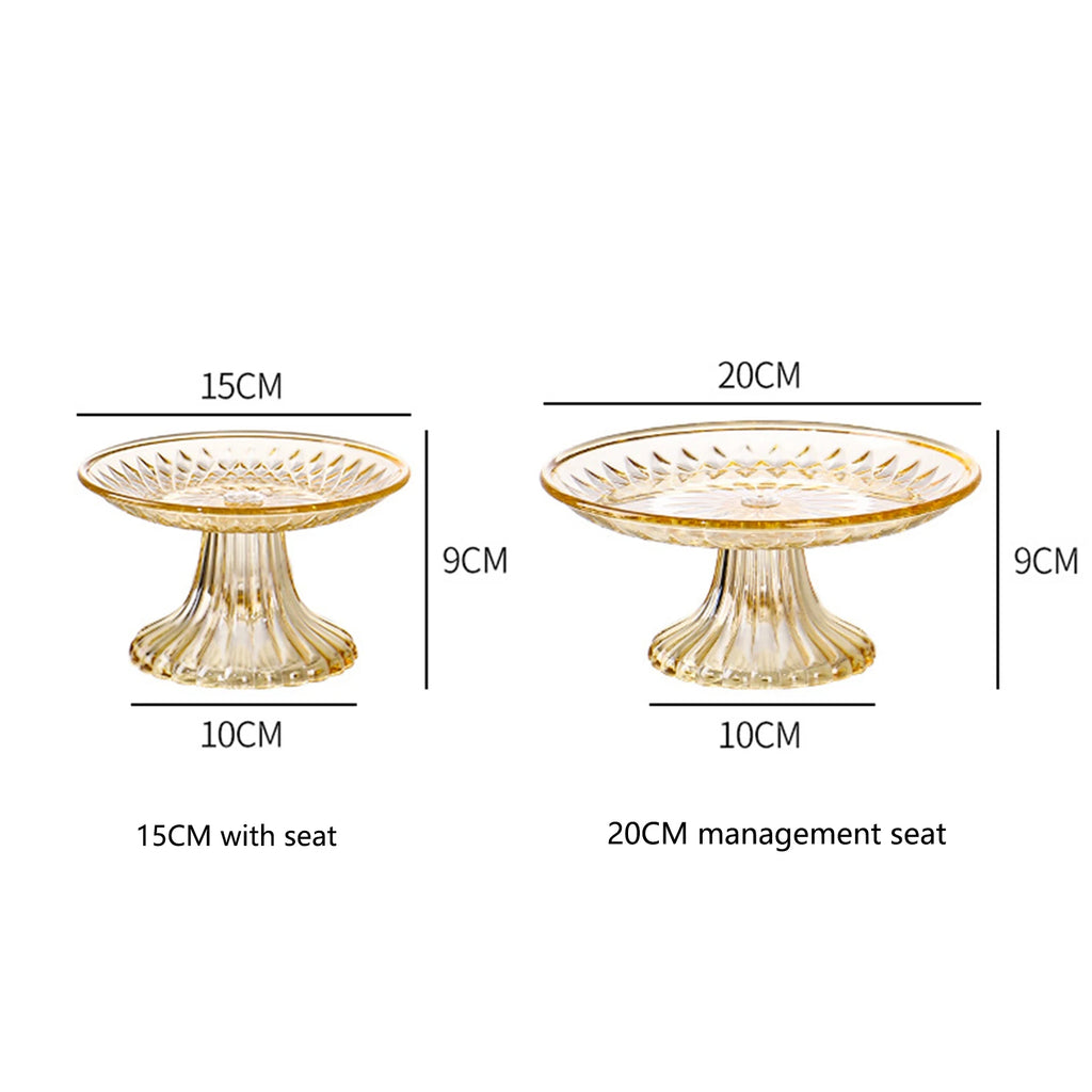 Cupcake Stand Display Platter Acrylic Large Stand Serving Dish For Cake Dessert Cupcake Fruits Tray