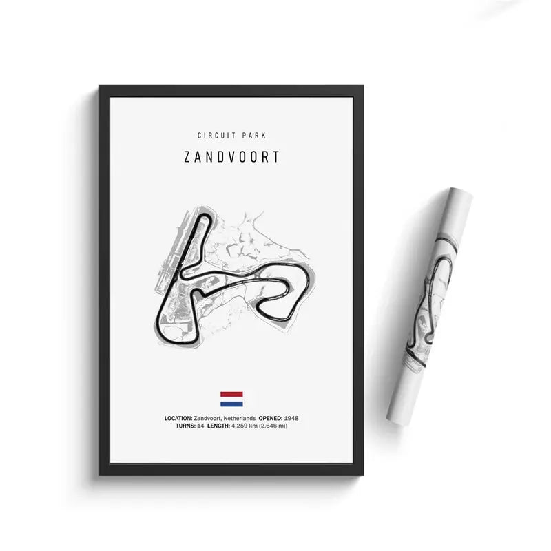 Classic Formula 1 Tracks Wall Art