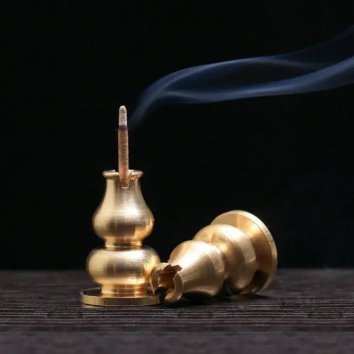 Alloy Lotus Incense Burner Holder