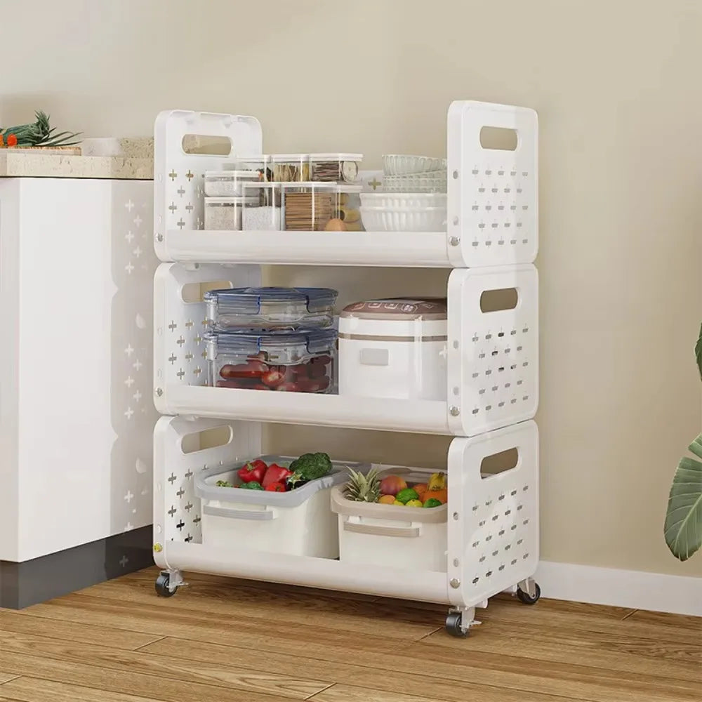Multi-Tier Kitchen Storage Cart