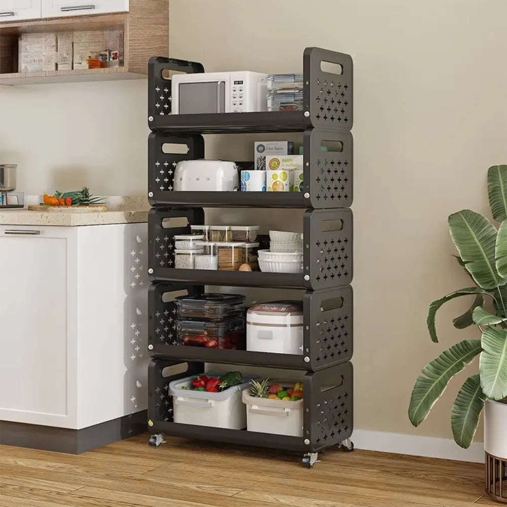 Multi-Tier Kitchen Storage Cart