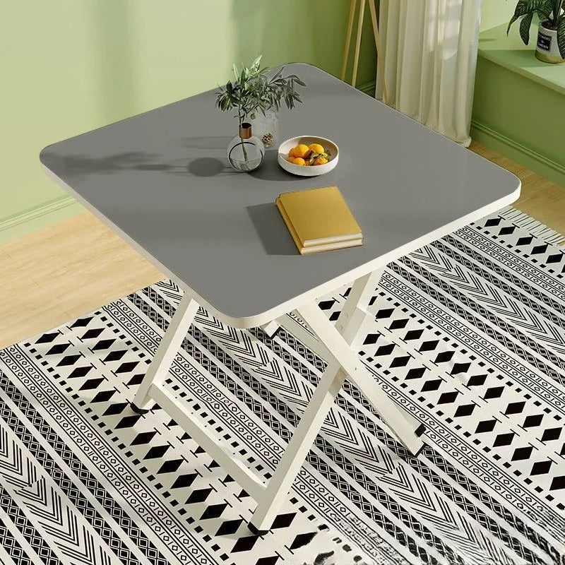 Folding Table Chair Set Household Dining Chair Simple Outdoor Dining Table and Chair Stall Foldable Dining Table and Chair