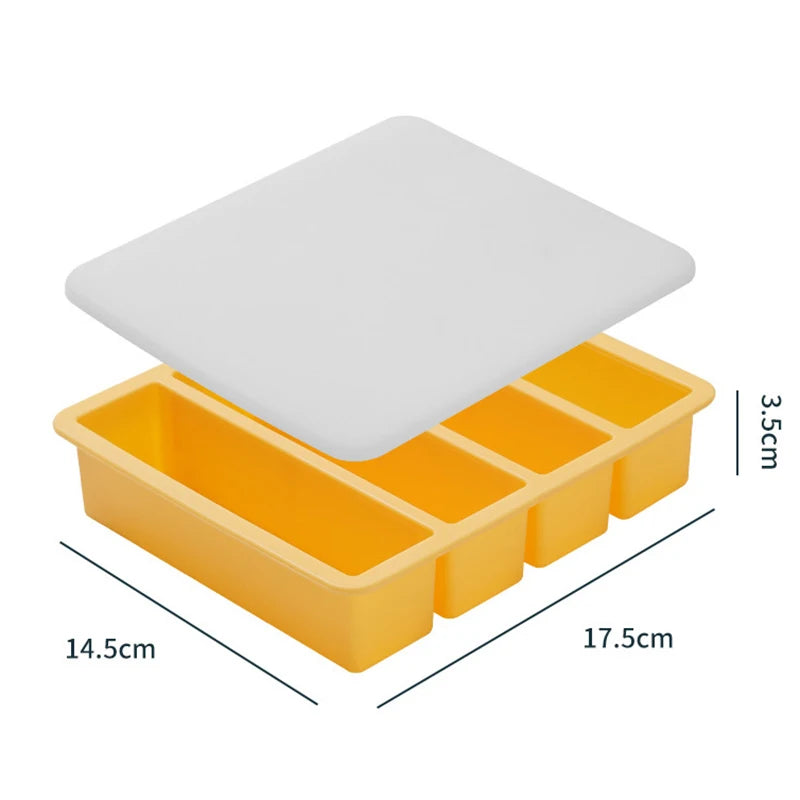 Silicone Freezer Tray with Lid