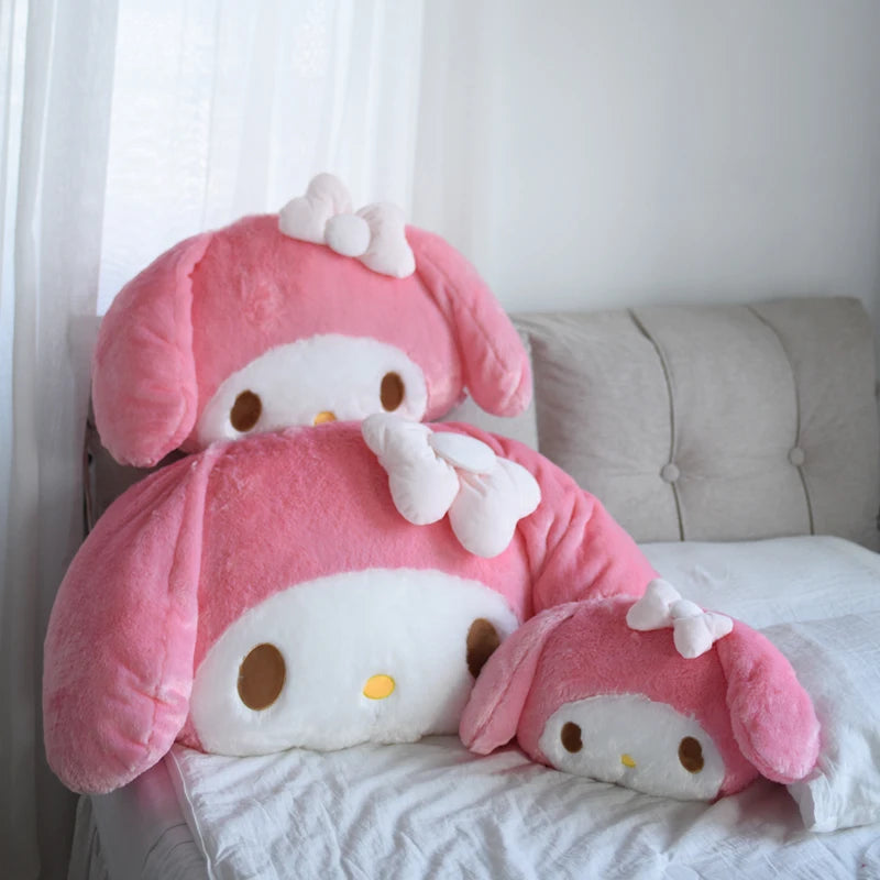 Sanrio Comfortable My Melody Back Cushion Sofa Bed Big Size Japanese StyleThrow Pillow Cartoon Anime Pillow Blanket Home Decor