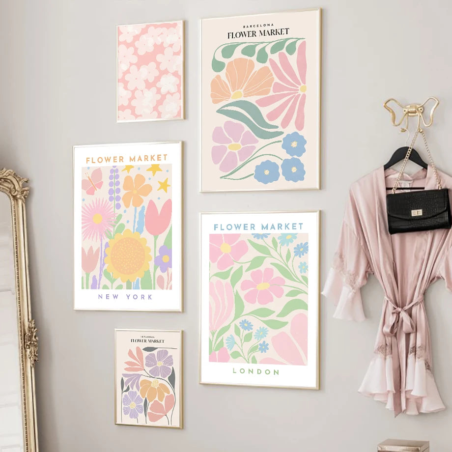 Flower Market Wall Art