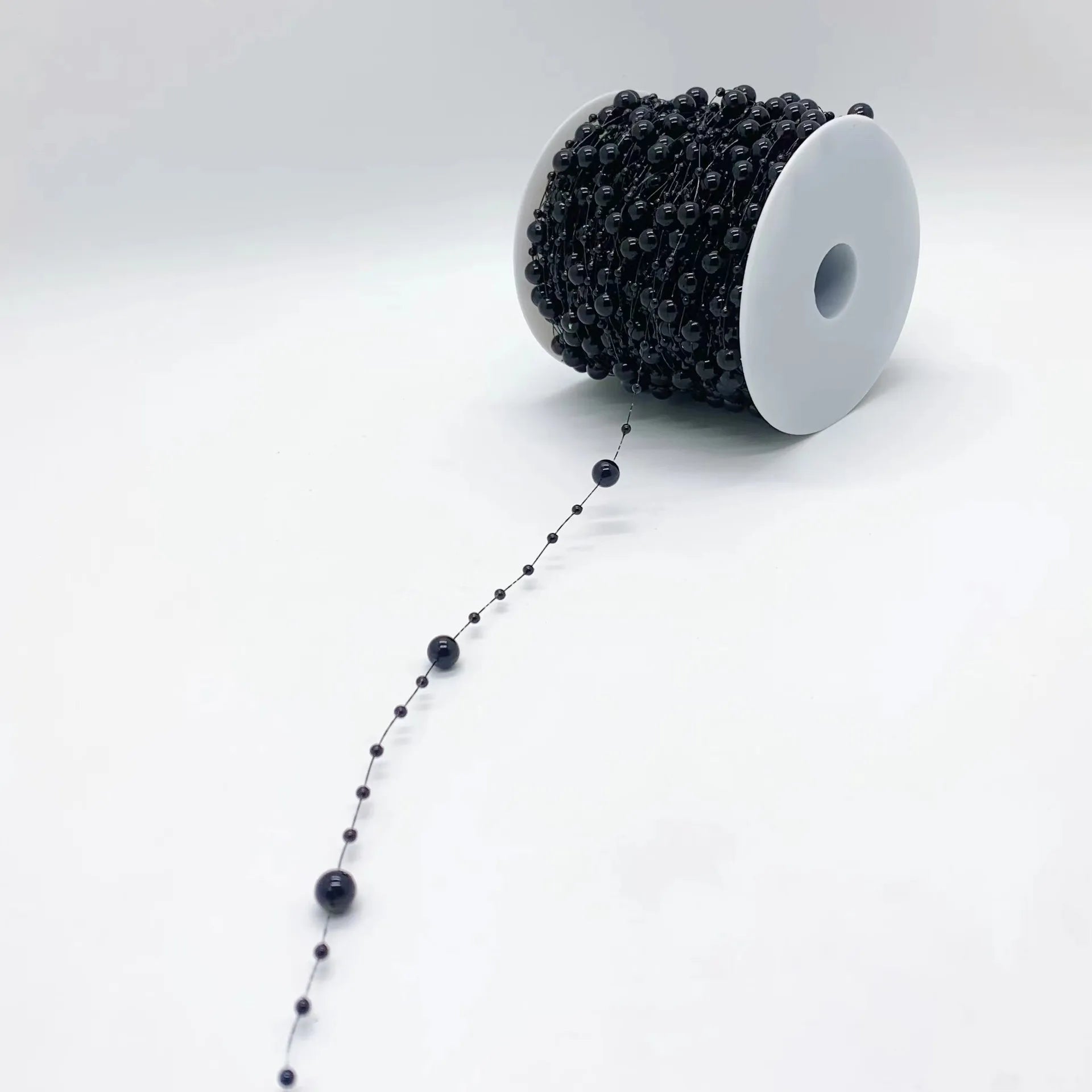 2025 Christmas Decoration Bead String Clear Colored Round Diamond Scale Shape Bead String For Wedding Valentine's Thanksgiving