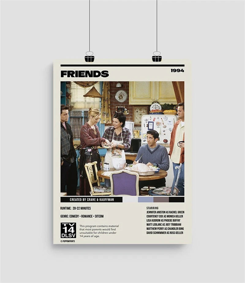 Friends Tv Show Poster Wall Art