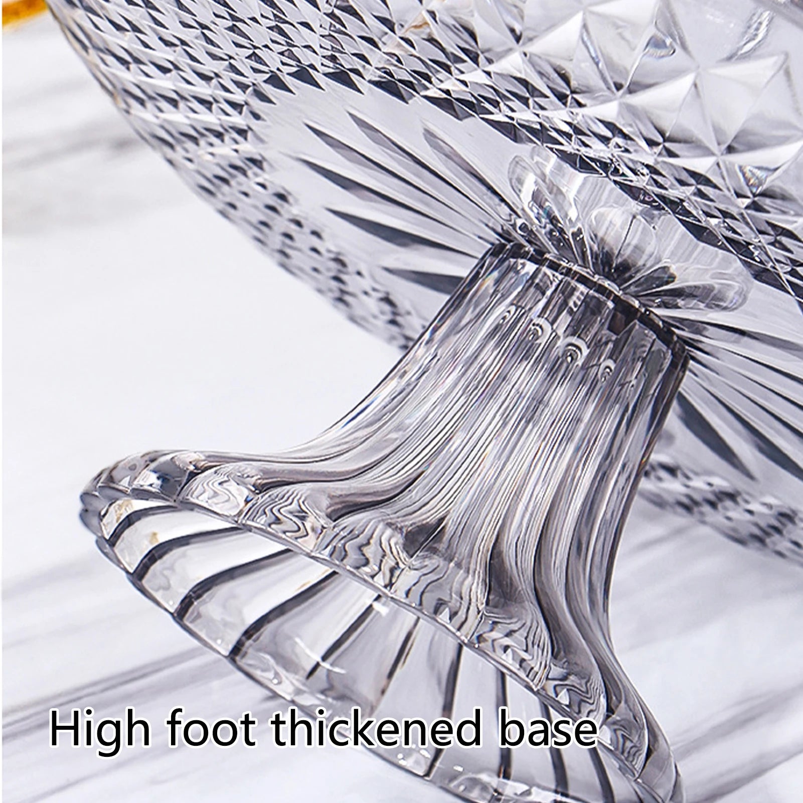 Cupcake Stand Display Platter Acrylic Large Stand Serving Dish For Cake Dessert Cupcake Fruits Tray