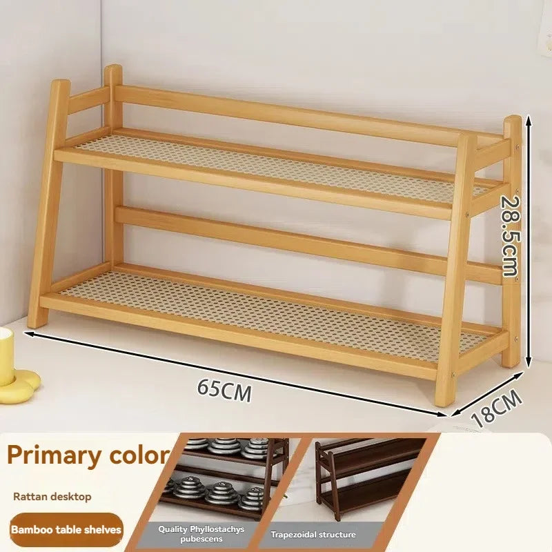 Medieval Rattan Cup Storage Rack