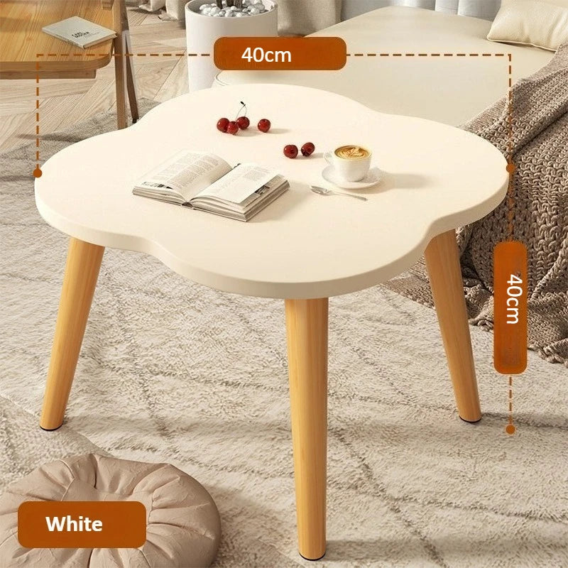 Small Table, Bedroom, Seating Area, Coffee Table, Small Layout, Creative Bay Window Table, Light Luxury Small Round Table