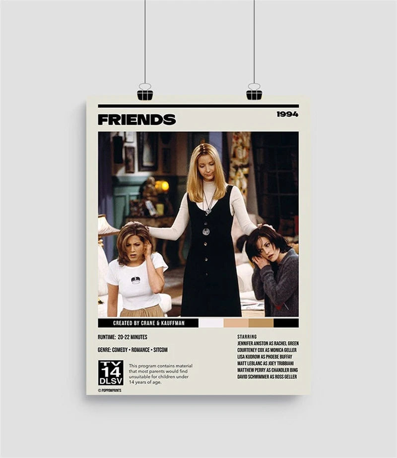 Friends Tv Show Poster Wall Art