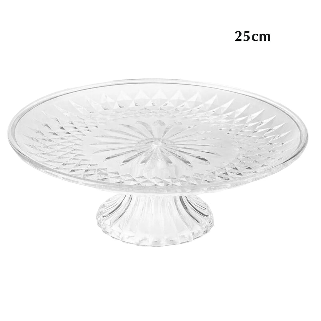 Cupcake Stand Display Platter Acrylic Large Stand Serving Dish For Cake Dessert Cupcake Fruits Tray
