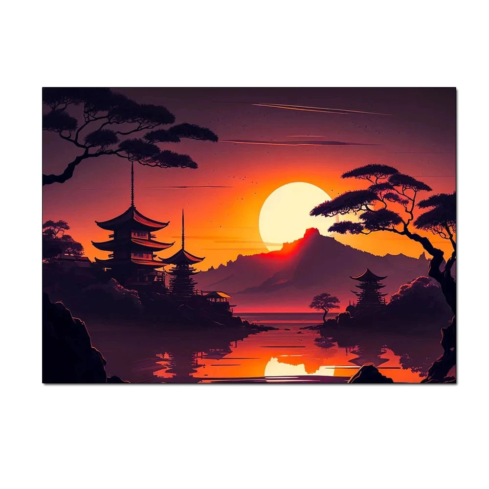 Japanese Art Print for Home, Bar, or Café