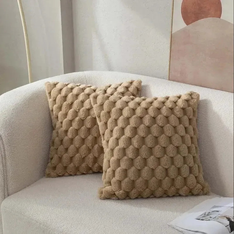 Soft Plush Pineapple Cushion Cover