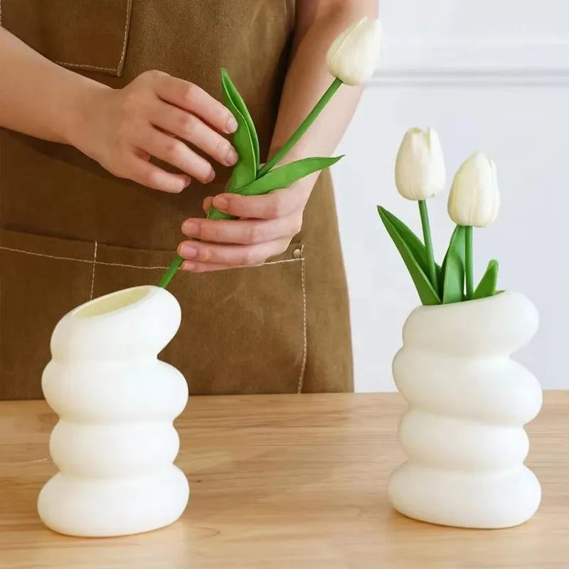 Creative White Flower Vase
