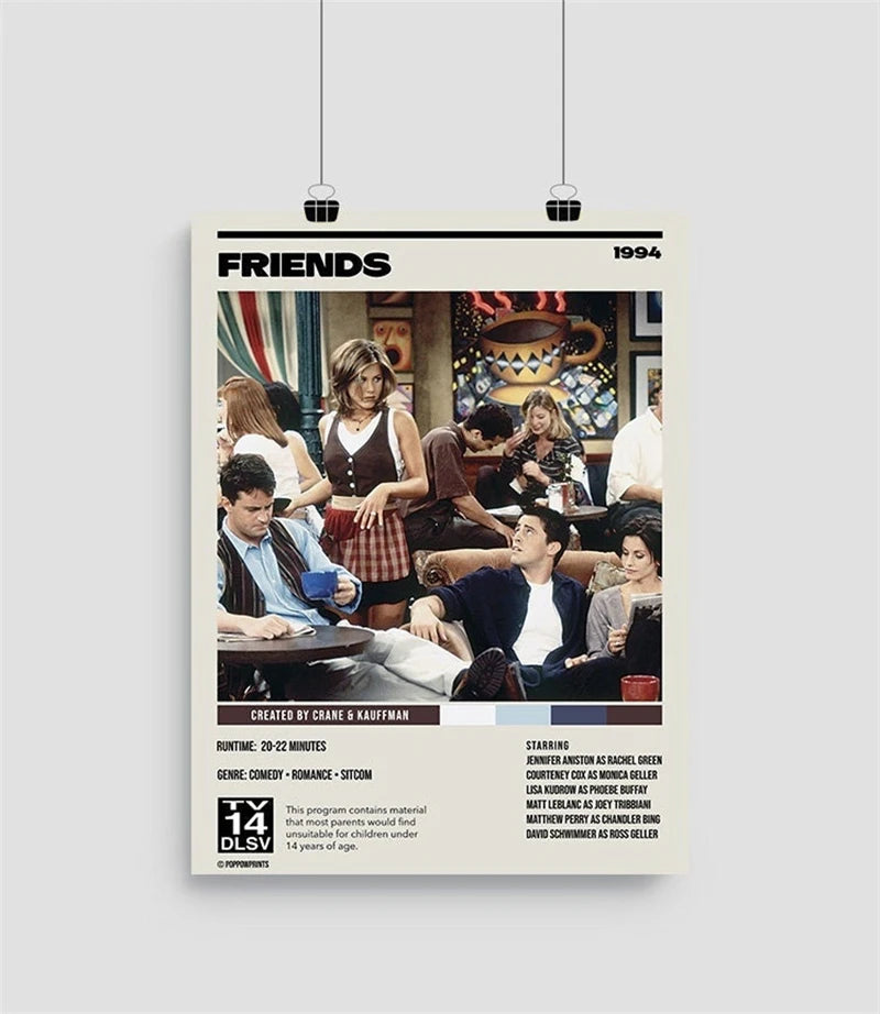 Friends Tv Show Poster Wall Art