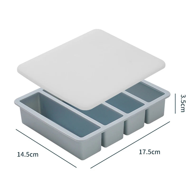 Silicone Freezer Tray with Lid