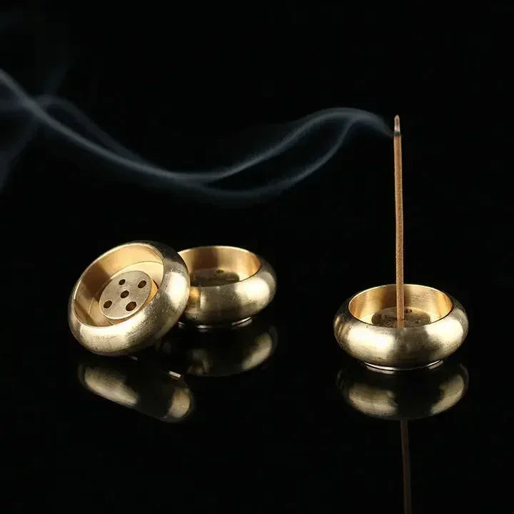 Alloy Lotus Incense Burner Holder