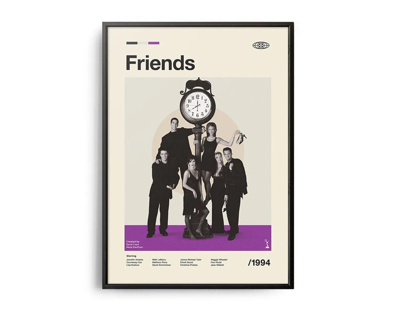 Friends Tv Show Poster Wall Art