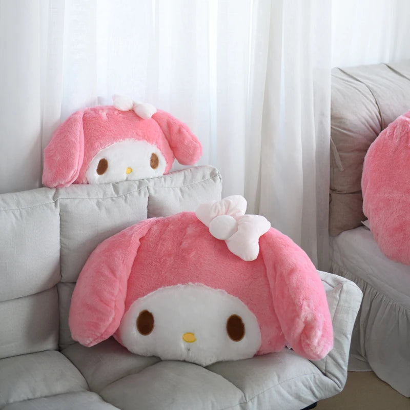 Sanrio Comfortable My Melody Back Cushion Sofa Bed Big Size Japanese StyleThrow Pillow Cartoon Anime Pillow Blanket Home Decor
