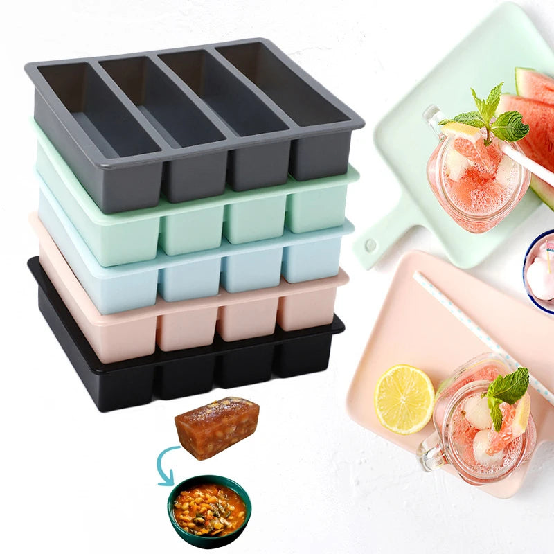 Silicone Freezer Tray with Lid
