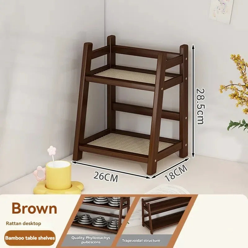 Medieval Rattan Cup Storage Rack