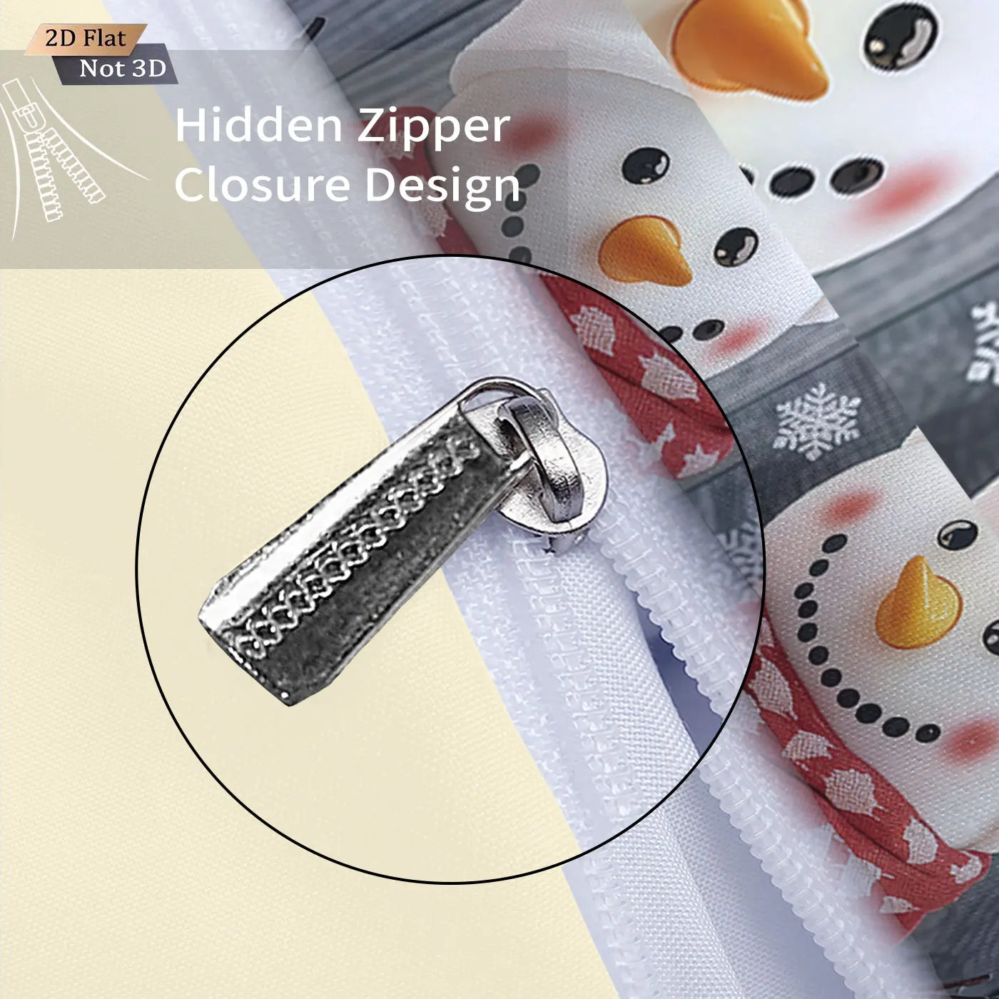 3pcs Merry Christmas snowman print coreless down comforter set multi size bedroom bedding holiday decoration machine washable