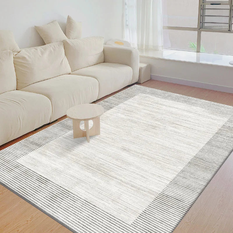 VIKAMA Nordic simple geometric crystal velvet large carpet living room mat family sofa balcony corridor non-slip decorative Rugs