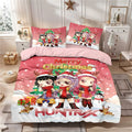 3pcs K-Pop Demon Hunters Merry Christmas Printed Chipless Quilt Set Bedroom Dormitory Machine Washable