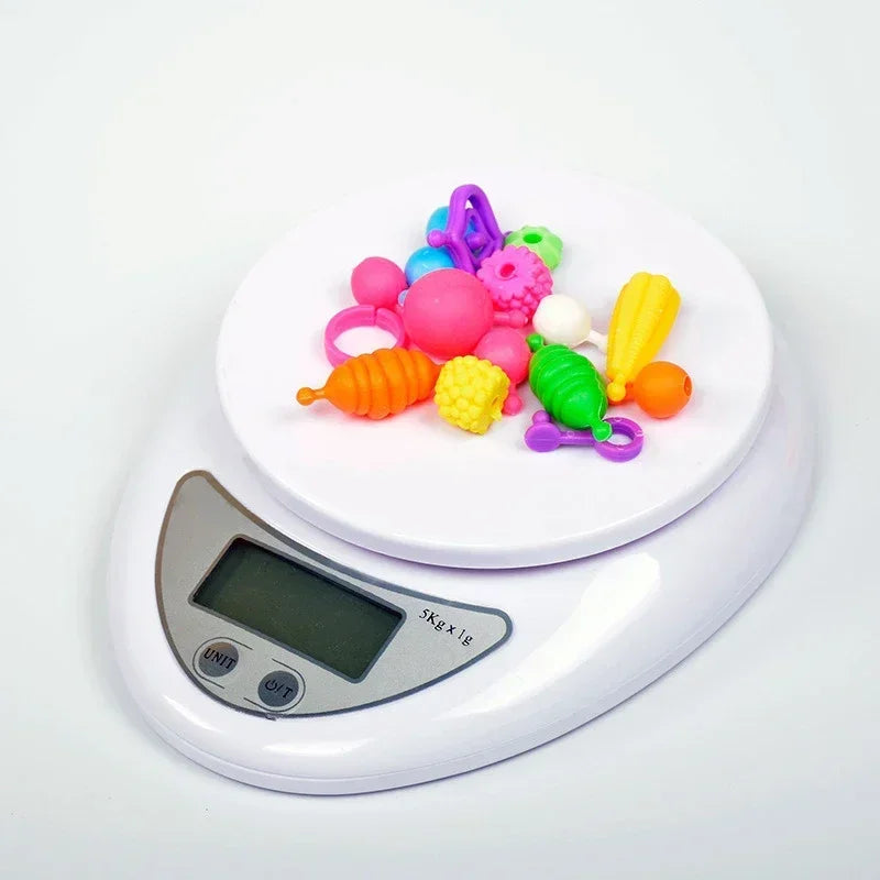 With tray 5kg LED Portable Digital Scale Scales Food Balance Measuring Weight Kitchen Scales Small Scale Weighing In Grams