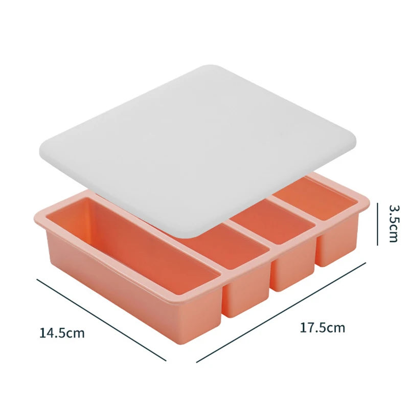Silicone Freezer Tray with Lid