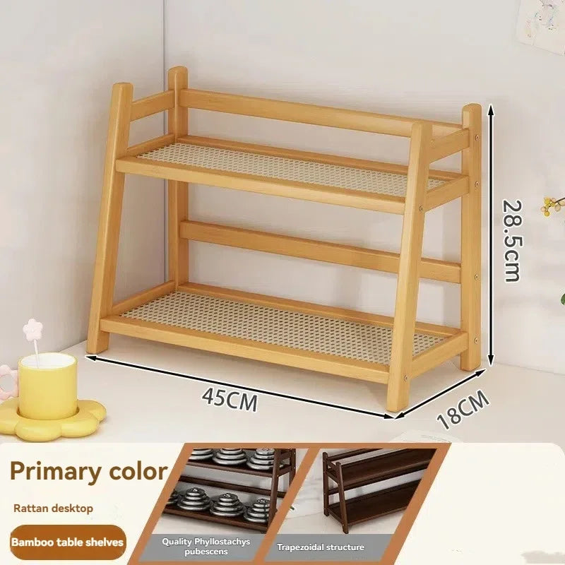 Medieval Rattan Cup Storage Rack