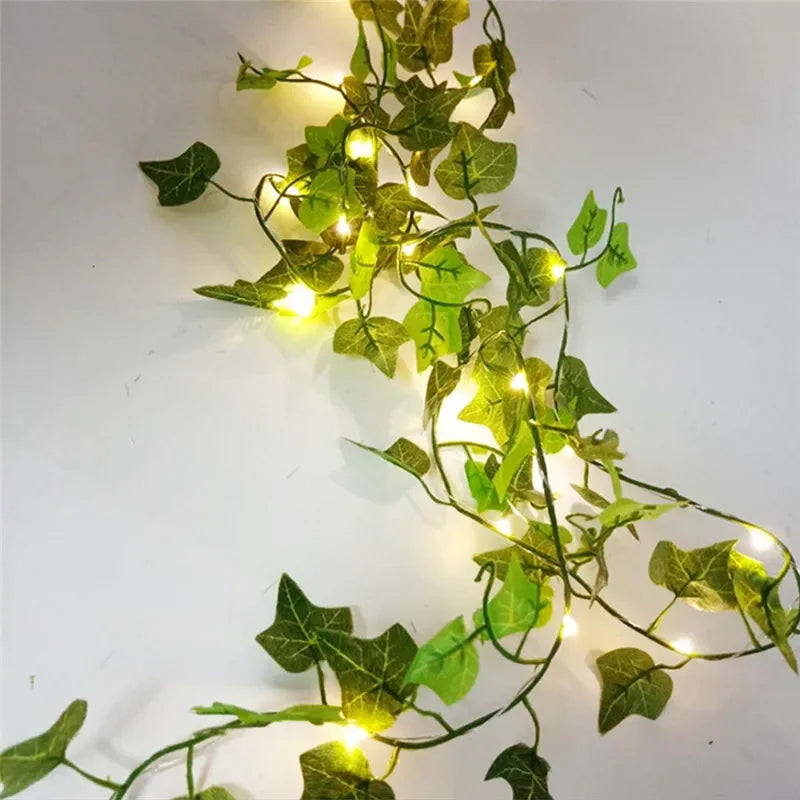 Flower & Leaf Garland LED Lights