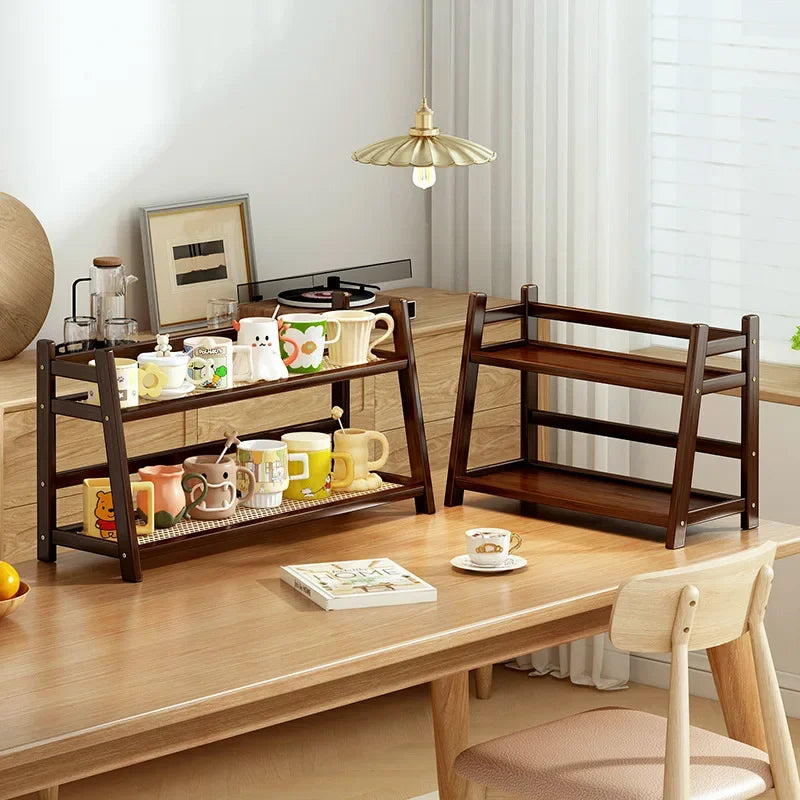 Medieval Rattan Cup Storage Rack