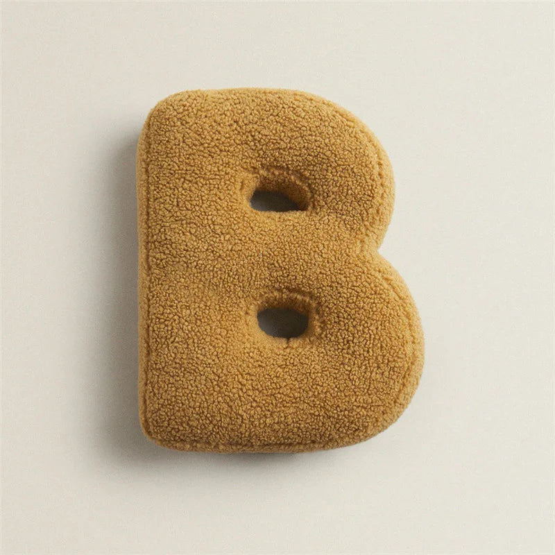 Ins Nordic English Letters Pillow Sofa Cushion Bed Throw Pillows Props Children Toy Teaching Words Game Living Room Decoration