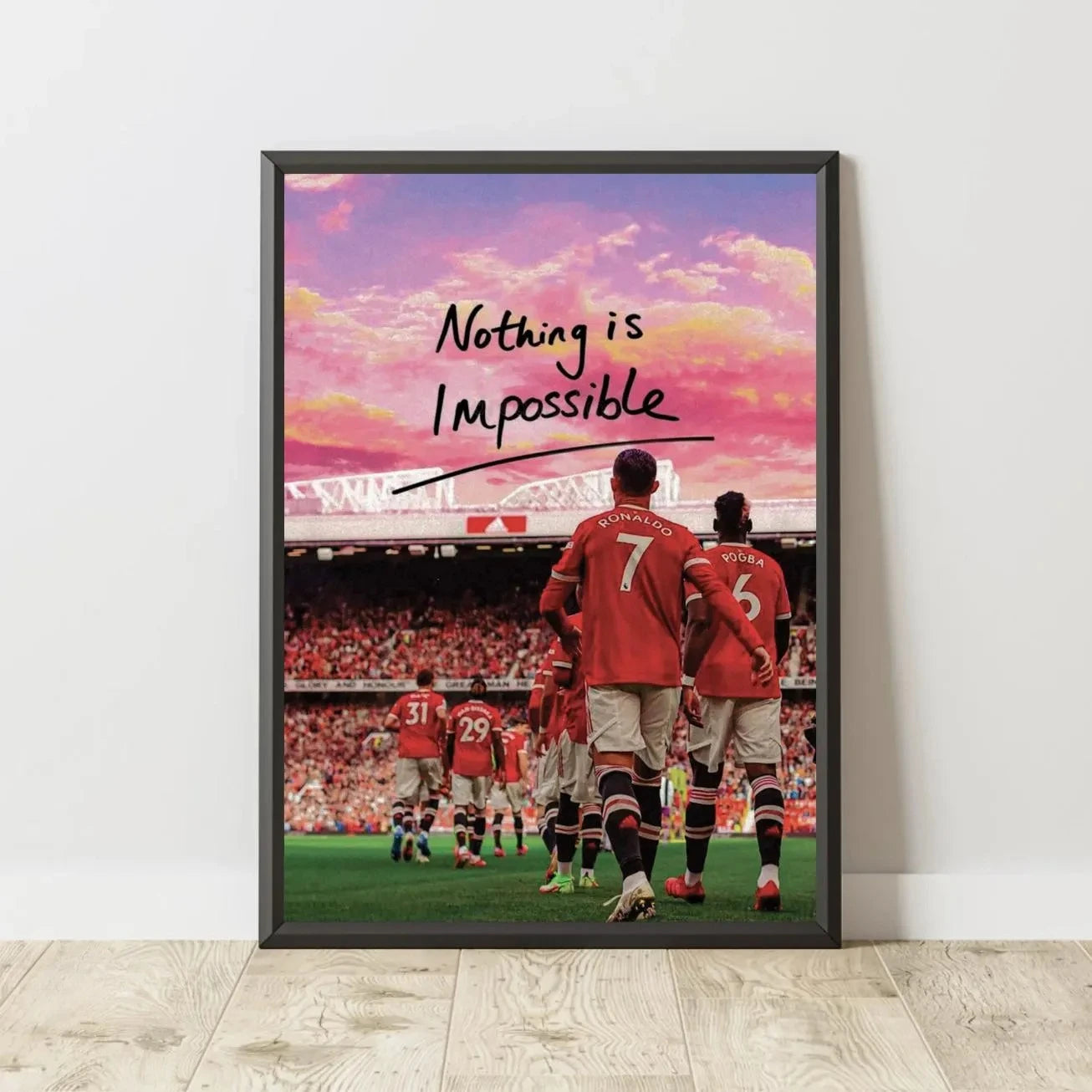 Modern Inspirational Football Wall Art