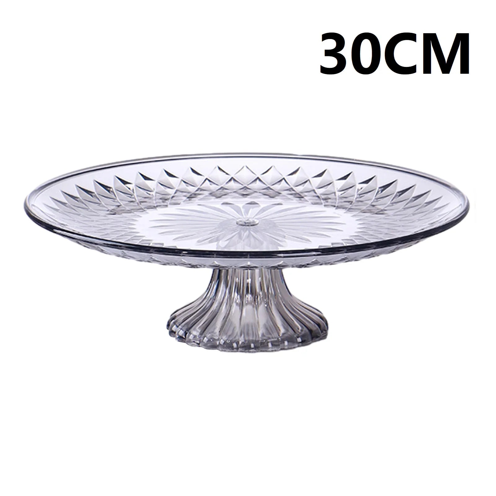 Cupcake Stand Display Platter Acrylic Large Stand Serving Dish For Cake Dessert Cupcake Fruits Tray