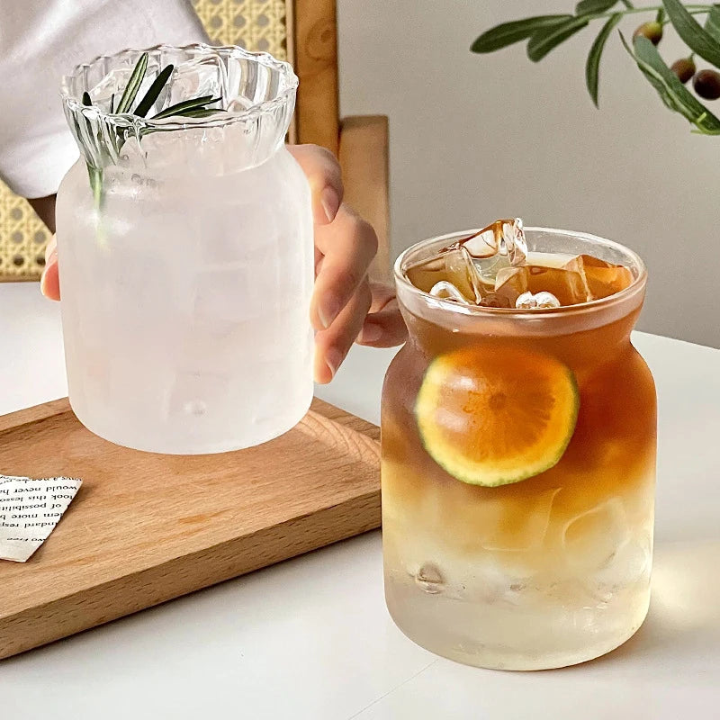 Watertight Transparent Glass Coffeeware, Perfect for Home Use
