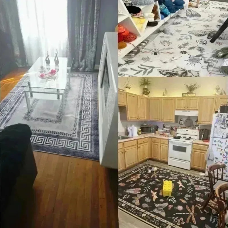 MINISO Disney Cartoon S-titch Angel Area Rug Vibrant Pink Soft Polyester Mat for Bedroom 추세 Living Room or Home Office Decor